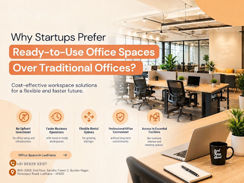 Why Startups Prefer Ready-to-Use Office Spaces Over Traditional Offices